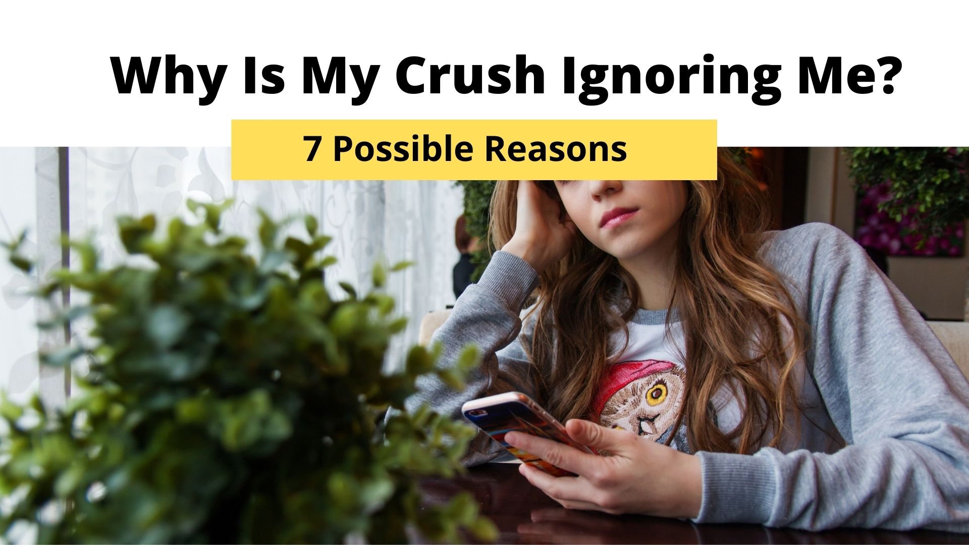 why is my crush ignoring me